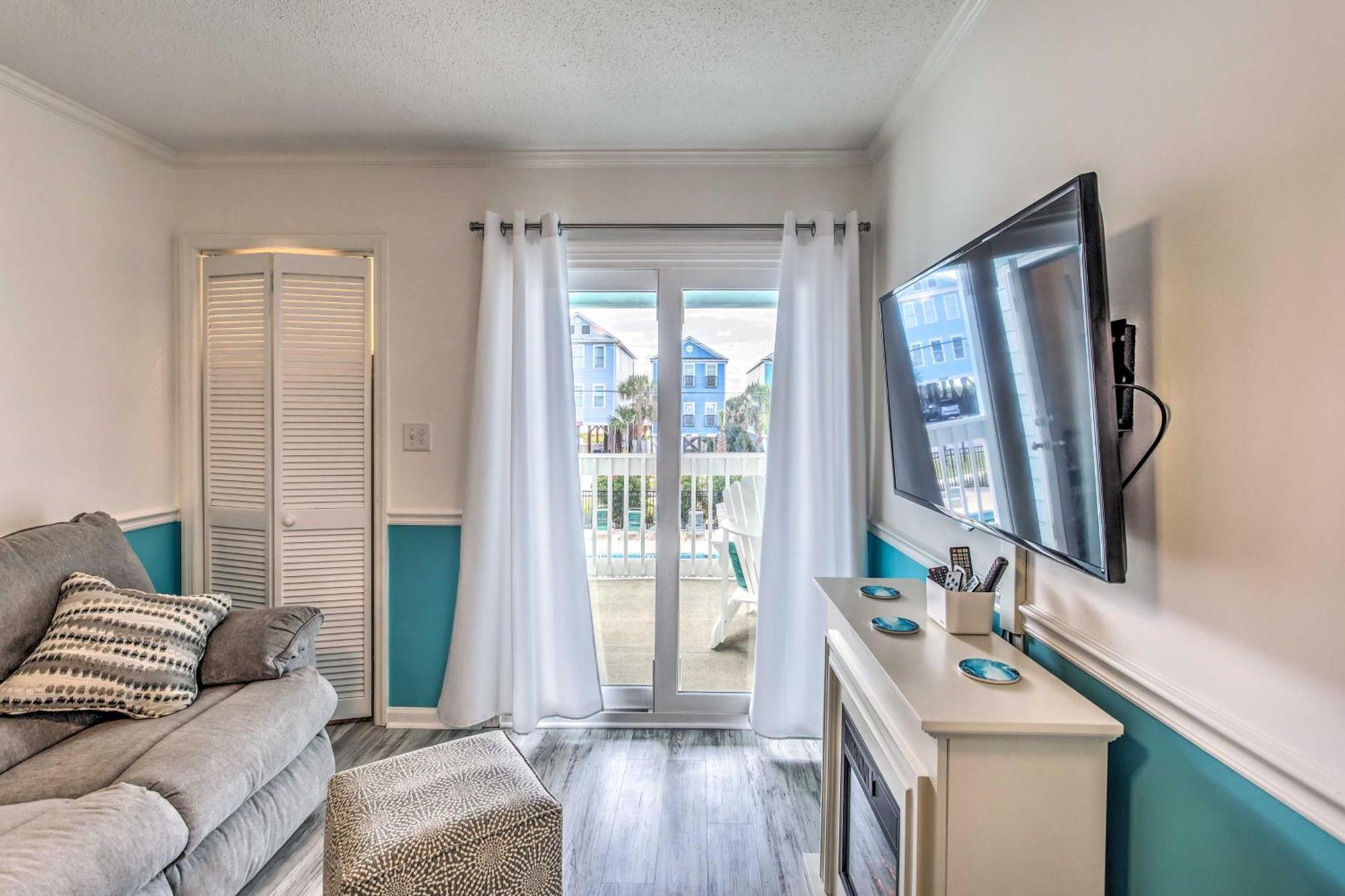 Surfside Beach Escape With Pool - Walk To Ocean! Myrtle Beach Buitenkant foto