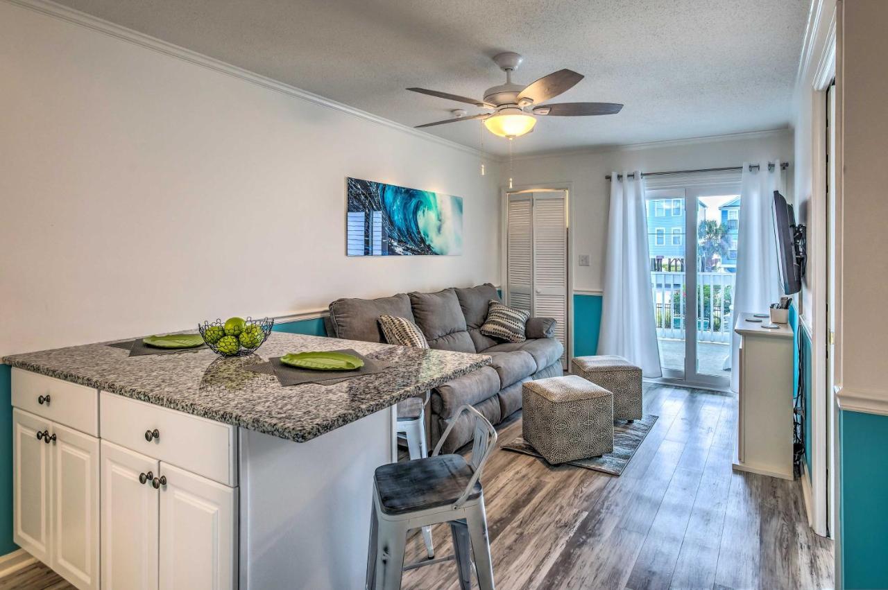Surfside Beach Escape With Pool - Walk To Ocean! Myrtle Beach Buitenkant foto